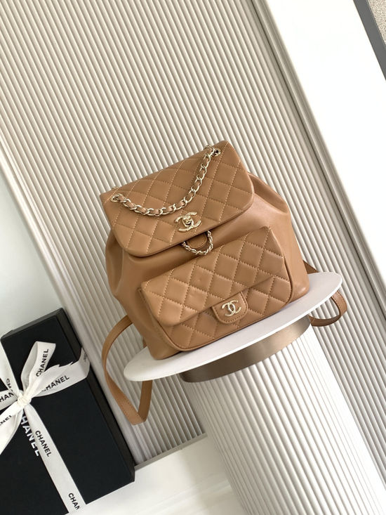 Chanel Duma Large Lambskin Backpack AS3618