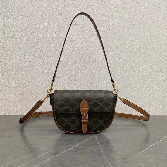 Celine Folco Saddle Bag Classic 122652