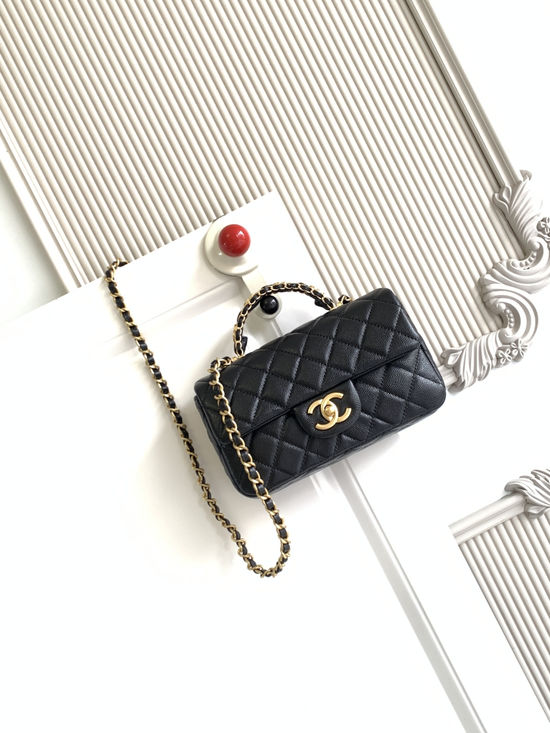 Chanel CF Handle Classic Leather Bag 5701