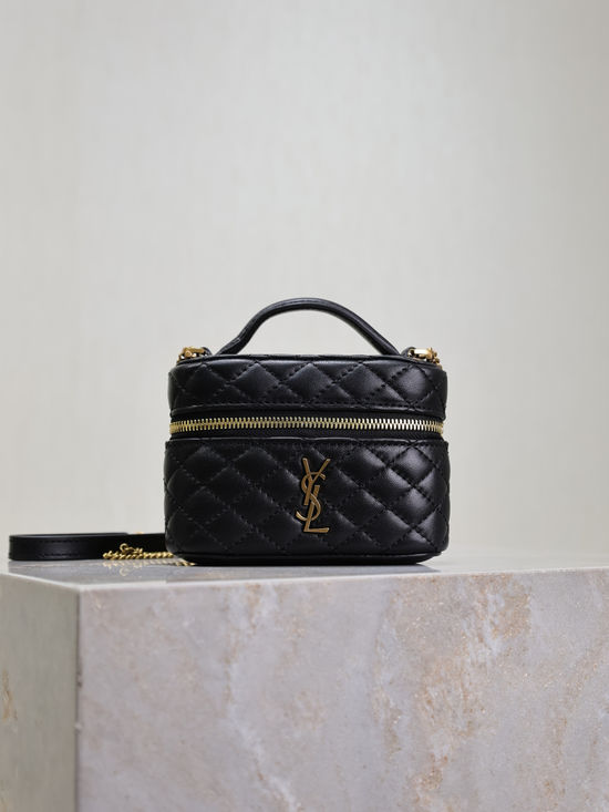 Yves Saint Laurent Black Gold Buckle Mini Bag 819285