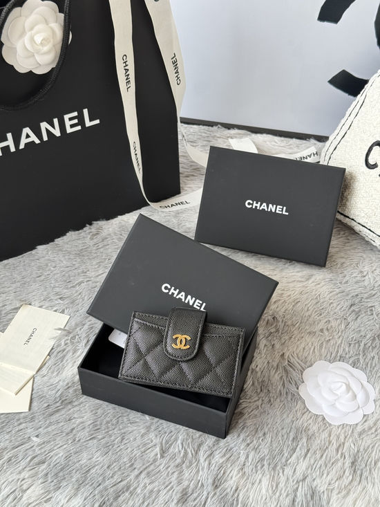 Chanel Accordion Card Case Timeless Style AP392
