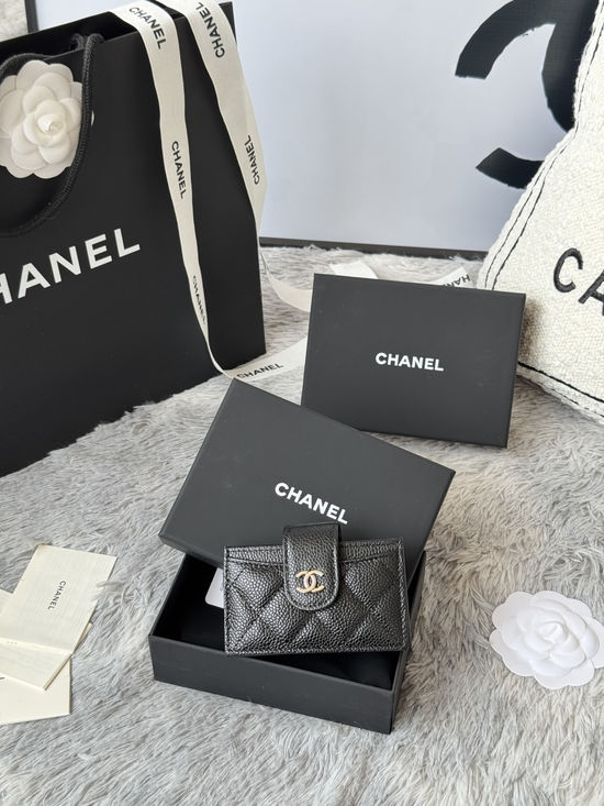 Chanel Accordion Card Case Practical Choice AP392