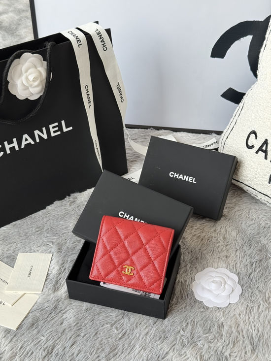 Chanel Short Fold Wallet A84028
