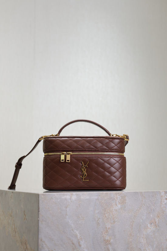 Yves Saint Laurent GABY MINI Quilted Lambskin Box Bag 766731