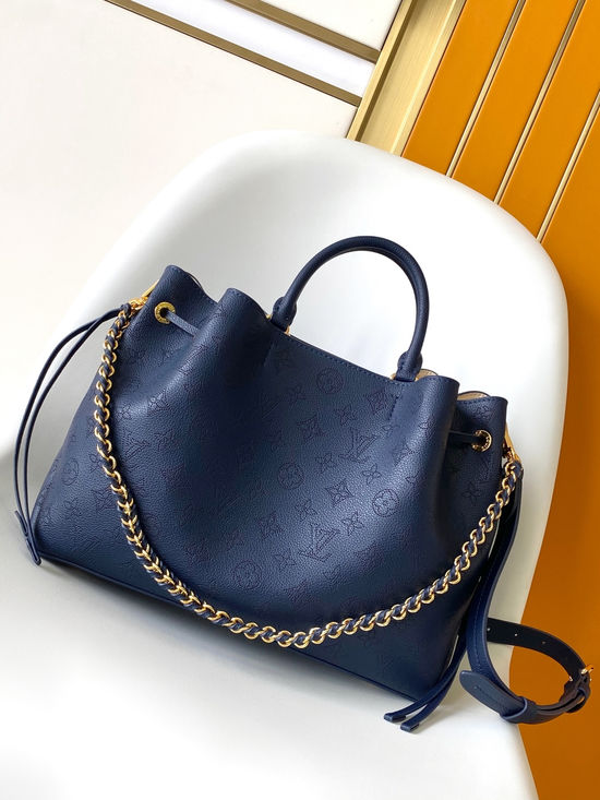 Louis Vuitton Bella Tote Perforated Leather Handbag M14316