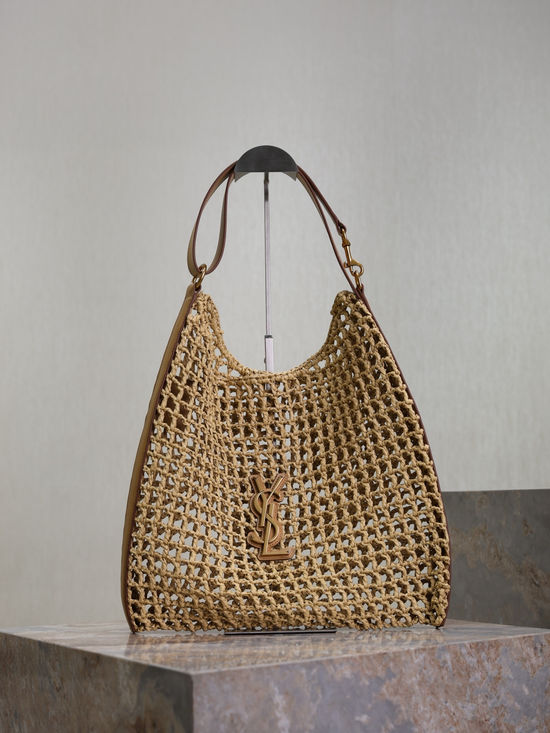 Yves Saint Laurent Woven Shoulder Bag Large Capacity 781289