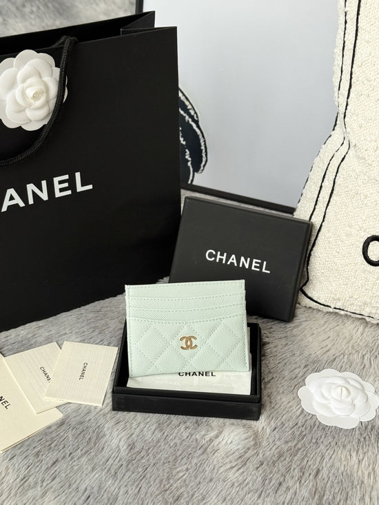Chanel Card Holder Caviar Leather AP4522