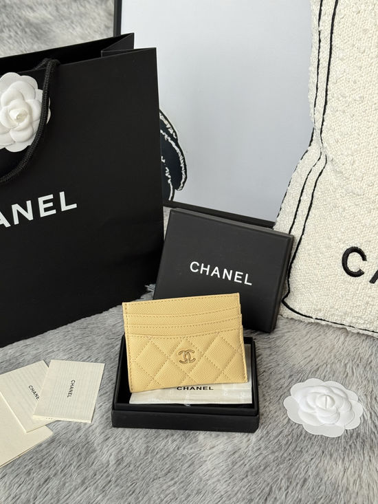 Chanel Card Holder Caviar Leather AP4522