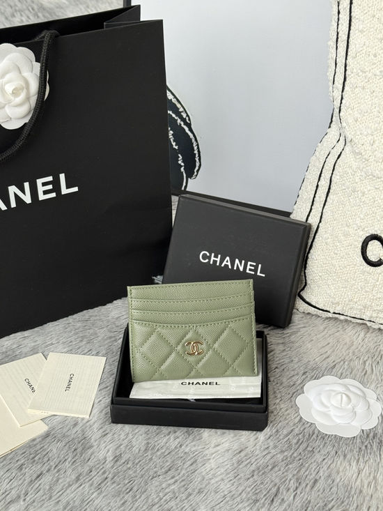 Chanel Card Holder Caviar Leather AP4522