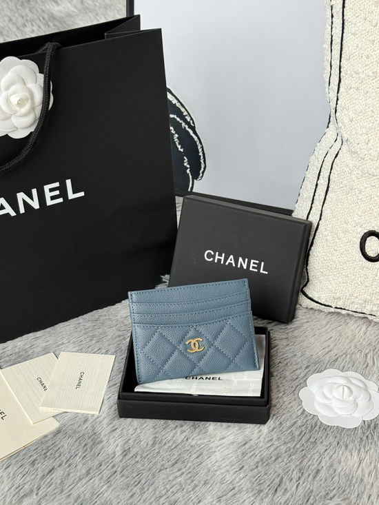 Chanel Card Holder Caviar Leather AP4522