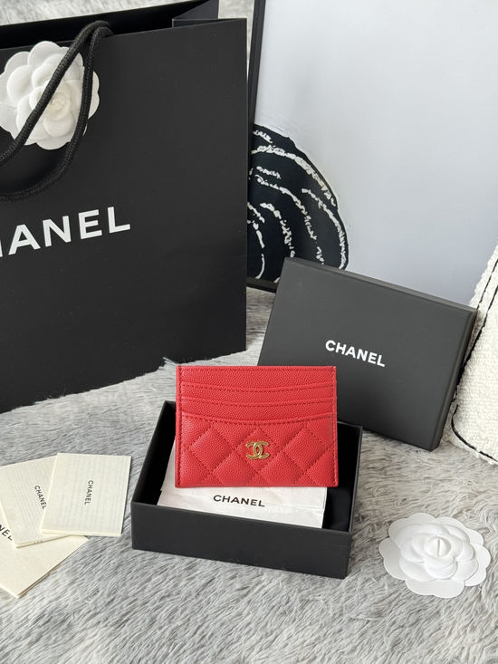 Chanel Lambskin Card Holder AP4522