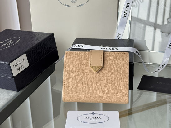 Prada Small Wallet Saffiano Leather 1MV204