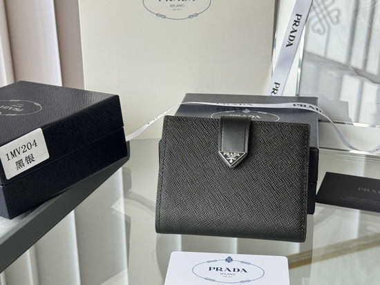 Prada Small Wallet Saffiano Leather 1MV204