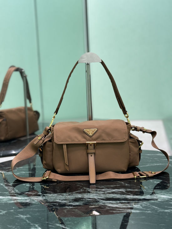 Prada Nylon Messenger Bag 1BD394