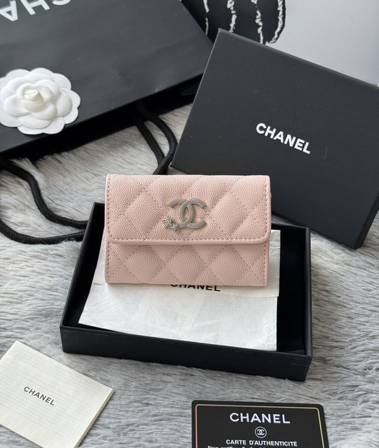 Chanel Flap Card Holder Caviar Leather 4812