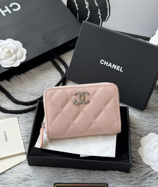 Chanel Zipper Card Holder Wallet 4815