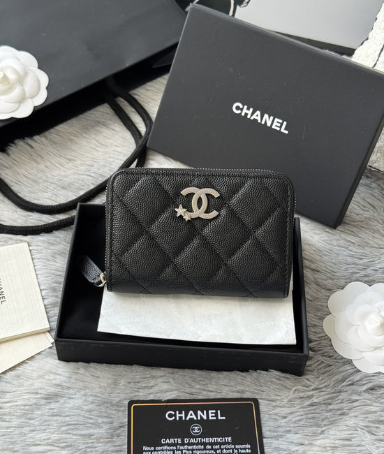 Chanel Zipper Card Holder Wallet 4815