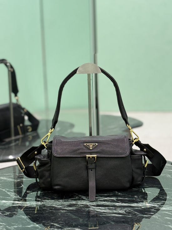 Prada Lambskin Messenger Bag 1BD394