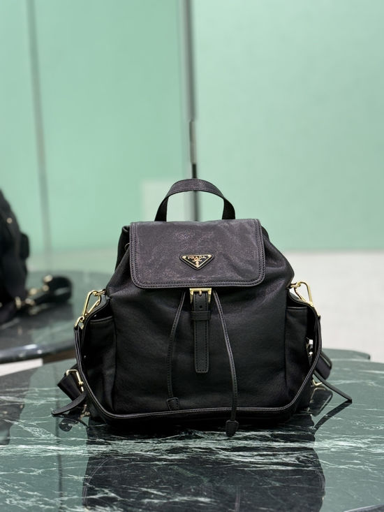 Prada Explore Leather Backpack 1BZ080