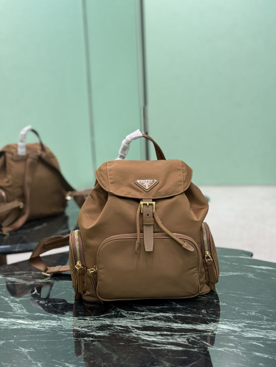 Prada Nylon Multi Pocket Backpack 1BZ081