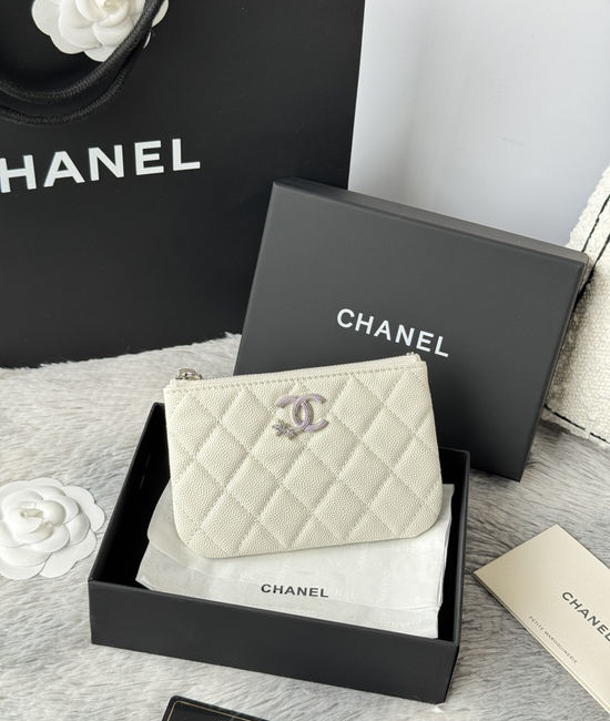 Chanel Caviar Leather Card Holder AP4861B