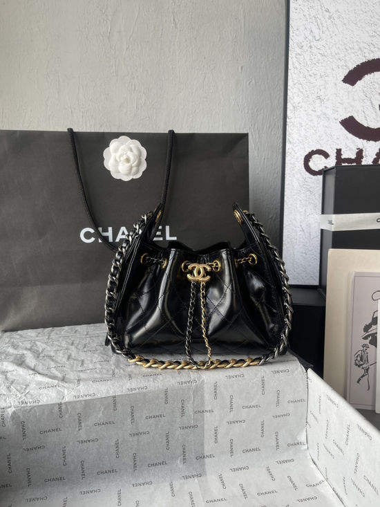 Chanel Hobo Drawstring Bucket Mini Bag AS5631