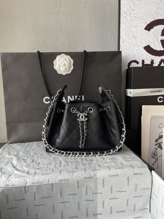 Chanel Hobo Drawstring Bucket Mini Bag AS5631