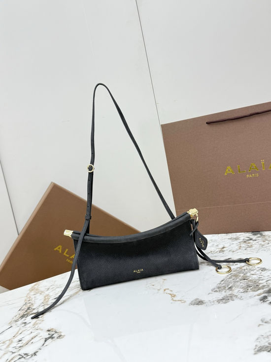 Alaia LE CLICK Curved Clip Shoulder Bag A1430