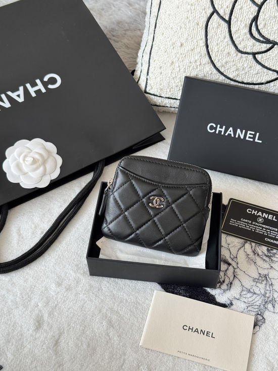 Chanel Lambskin Small Coin Purse AP2111