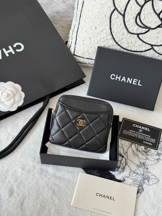 Chanel Lambskin Small Coin Purse AP2111