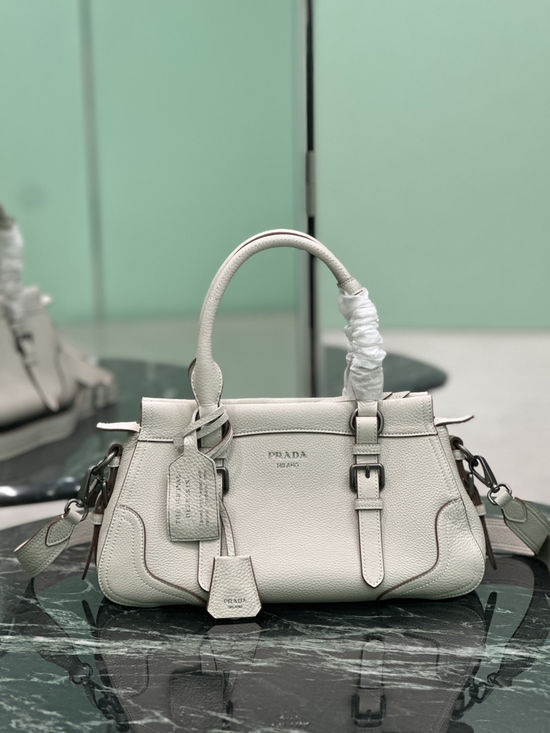 Prada Leather Top Handle Tote Bag 1BG604