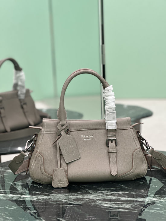 Prada Leather Top Handle Tote Bag 1BG604