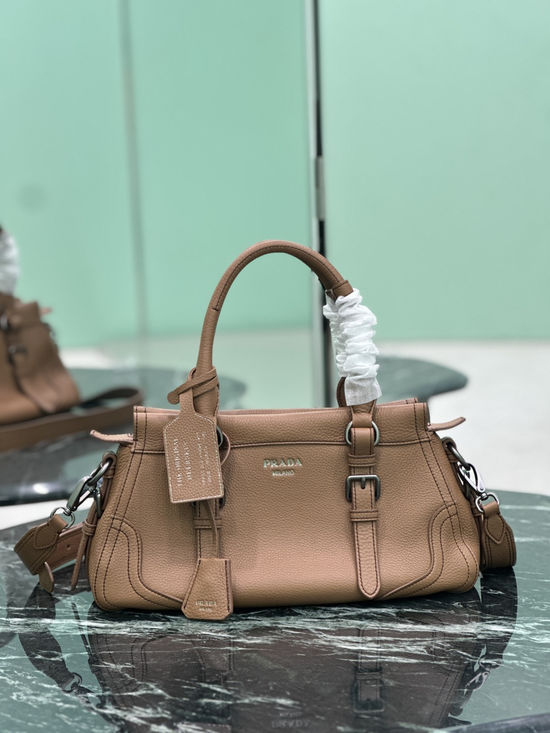 Prada Leather Top Handle Tote Bag 1BG604