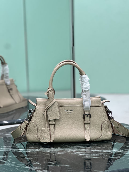 Prada Leather Top Handle Tote Bag 1BG604