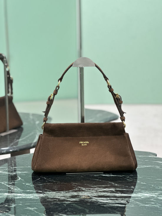 Prada Enchane Nubuck Handbag 1BC262