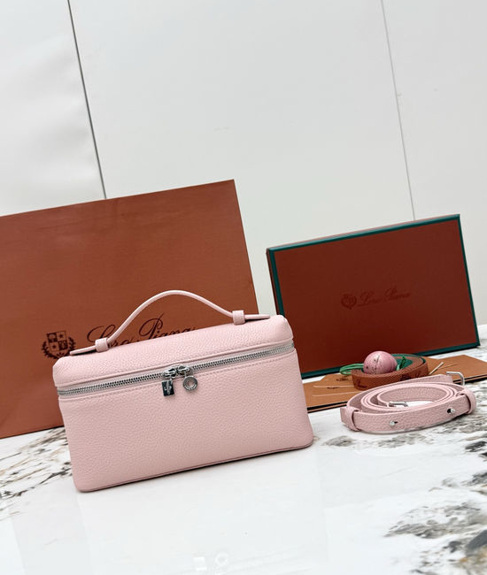 Loro Piana Extra Pocket Leather Crossbody Bag 5961