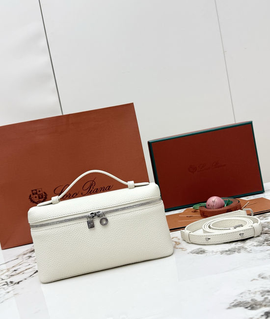 Loro Piana Extra Pocket Leather Crossbody Bag 5958