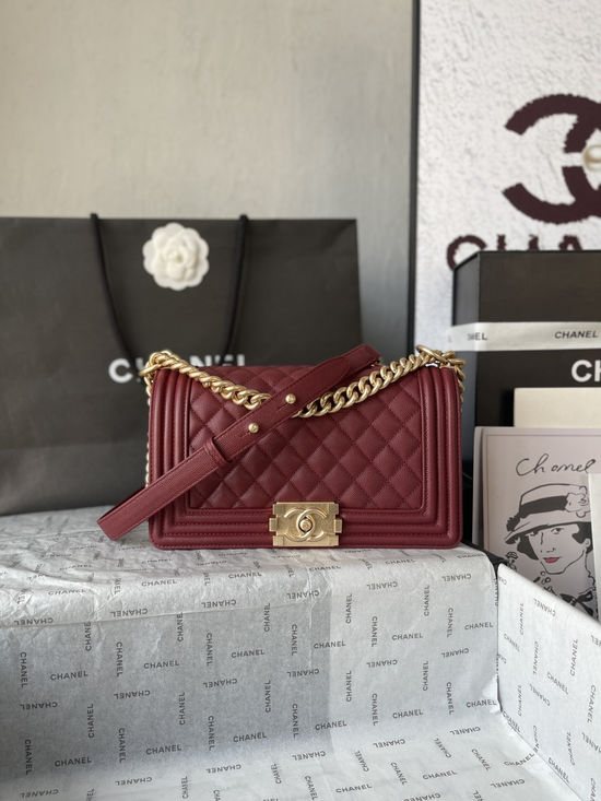 Chanel Classic Leboy Caviar Handbag A67086