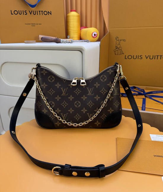 Louis Vuitton LV Boulogne Monogram Canvas Crossbody Bag M45831