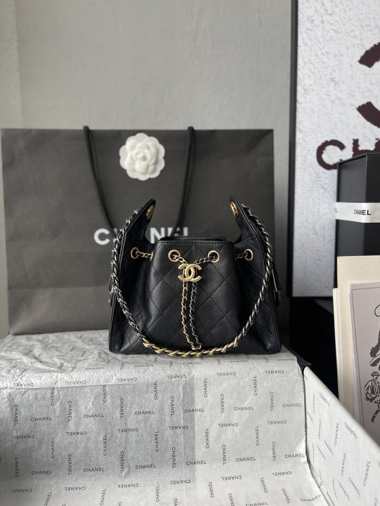 Chanel Hobo Drawstring Bucket Mini Bag AS5631