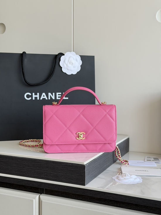 Chanel Wallet On Chain Caviar Leather Crossbody Bag AP5031
