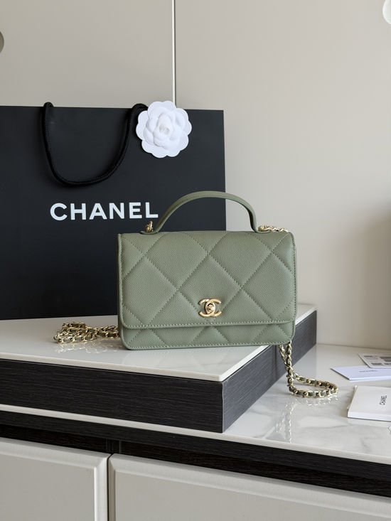 Chanel Wallet On Chain Caviar Leather Crossbody Bag AP5031