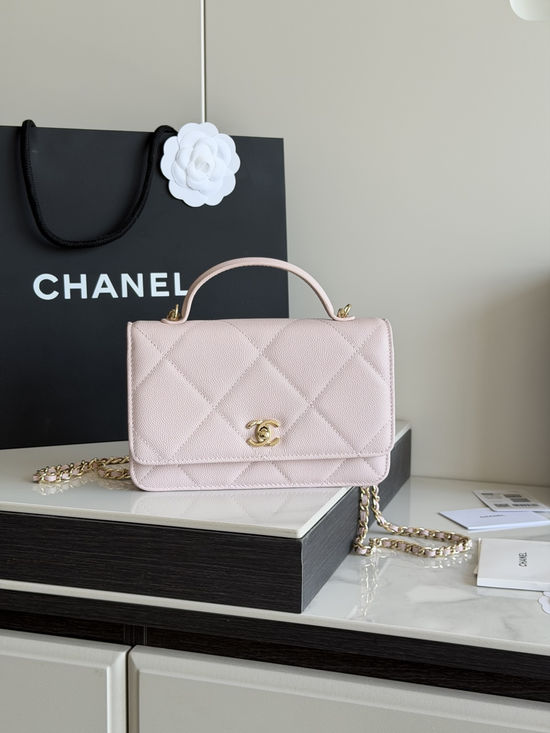 Chanel Wallet On Chain Caviar Leather Crossbody Bag AP5031
