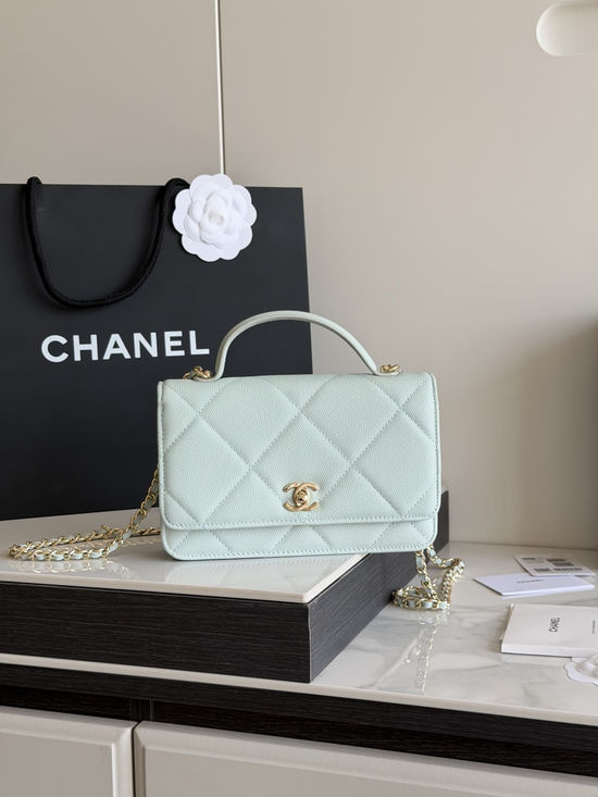 Chanel Wallet On Chain Caviar Leather Crossbody Bag AP5031