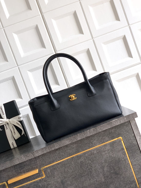 Chanel Cerf Caviar Leather Tote Bag AS6055