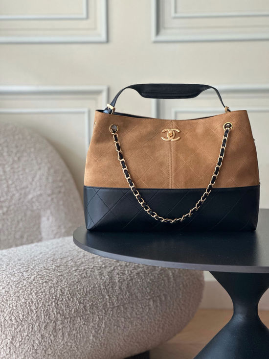 Chanel Atelier Suede Handbag AS5634