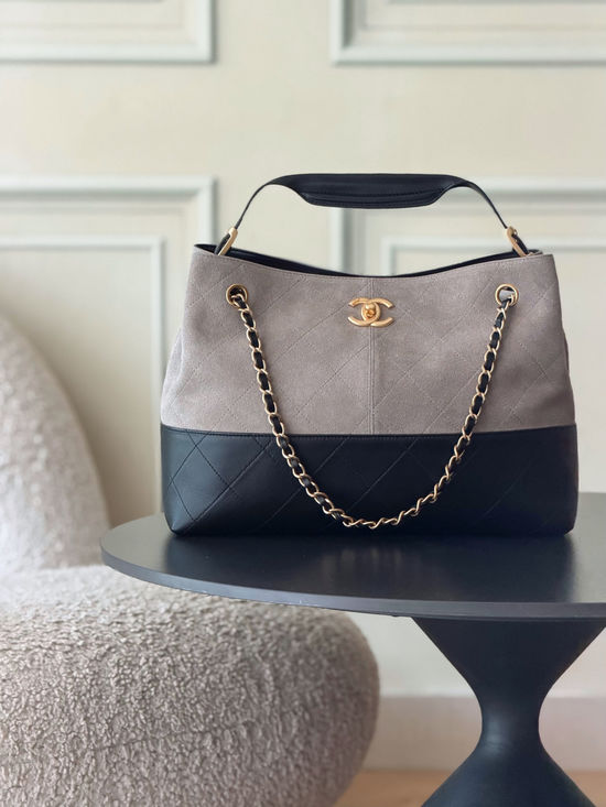 Chanel Atelier Suede Handbag AS5634