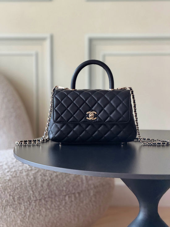 Chanel Coco Handle Flap Handbag 92990