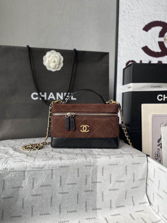 Chanel 26S Suede Lambskin Lunch Box Bag AP5286