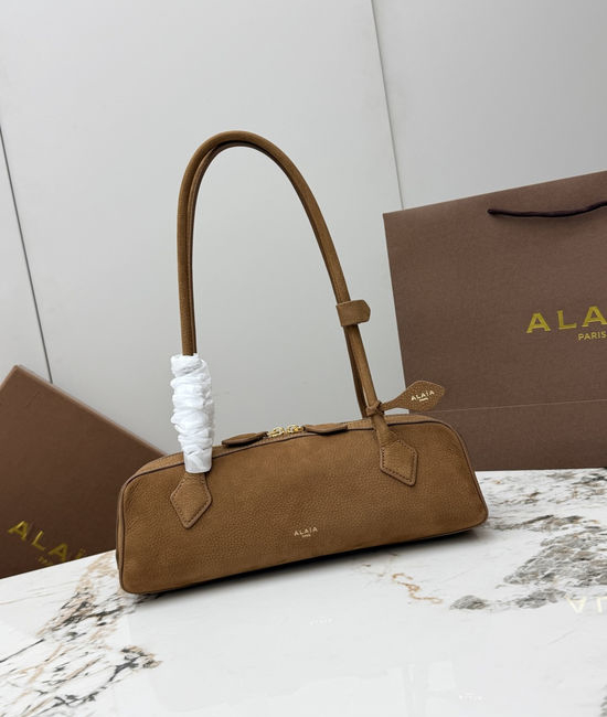 Alaia LE TECKEL Suede Shoulder Bag A06033